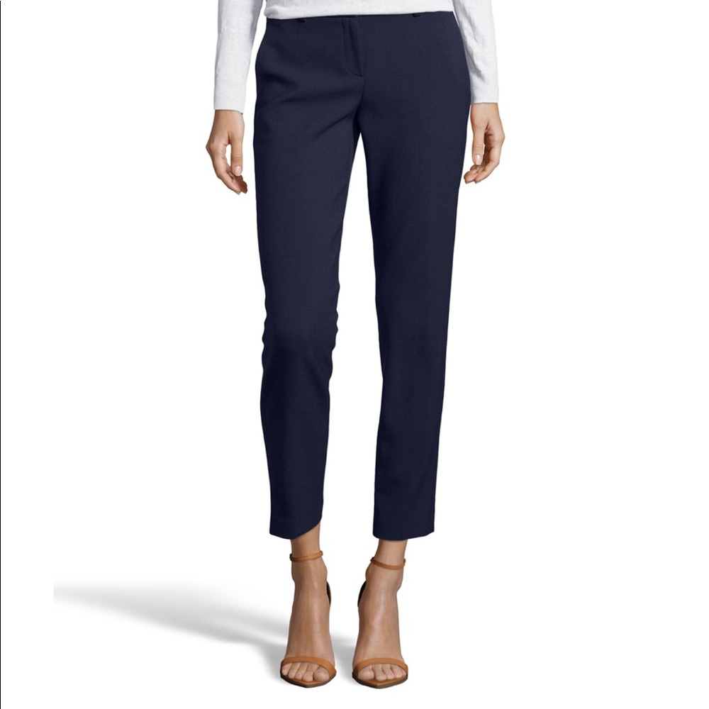 Theory Navy ankle length pant